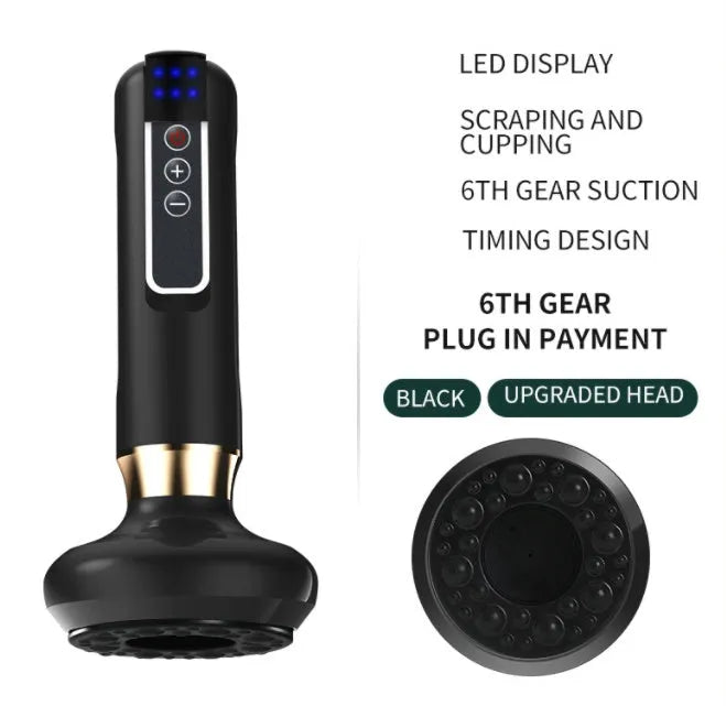 Electric Vacuum Cupping Massager For Body Anti-Cellulite - Bellarte Enchanté Electric Vacuum Cupping Massager For Body Anti-Cellulite